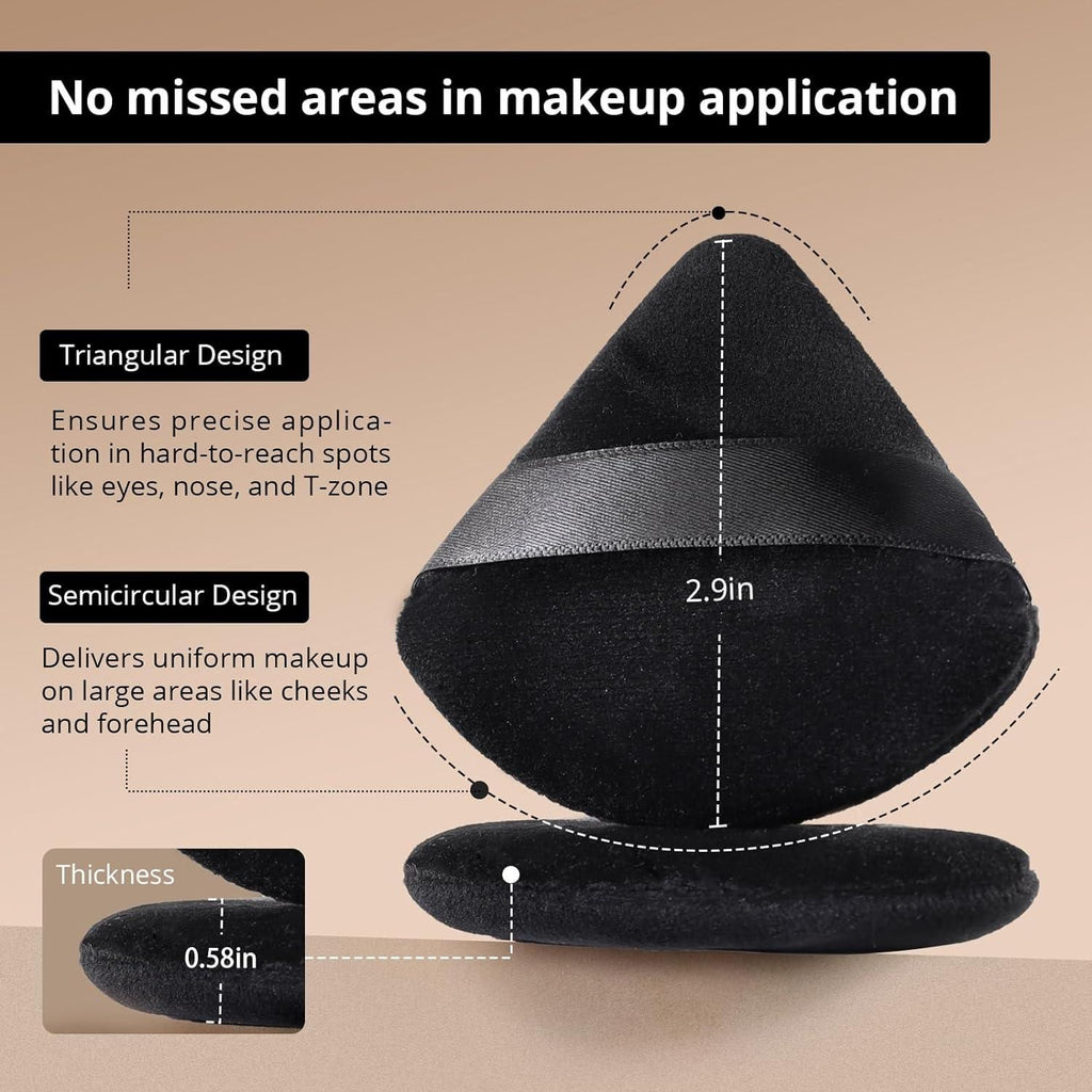 Triangle Powder Puffs for Face