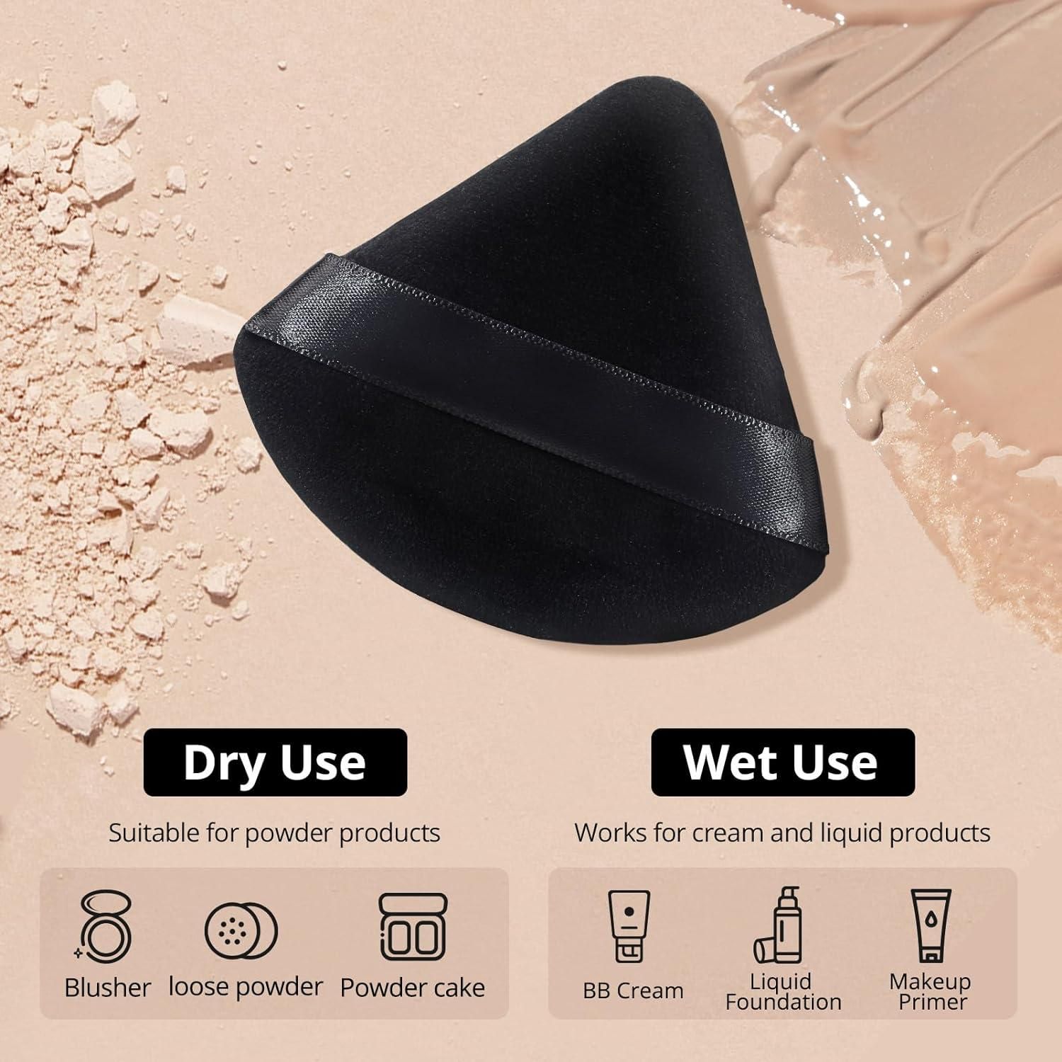 Triangle Powder Puffs for Face
