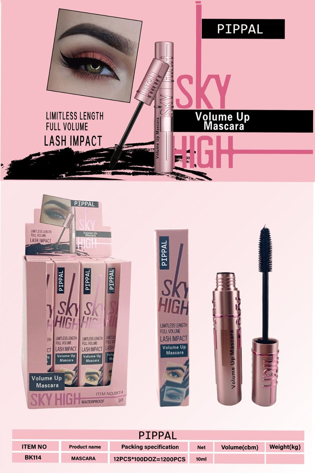 Pippal Sky High Mascara