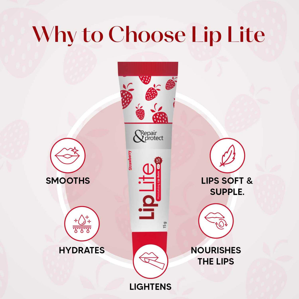 Lip Lite Strawberry Moisturising Lip Balm