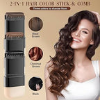 2 in 1 Instant Hair Color Stick, Waterproof and Sweat Proof Hair Dye Stick